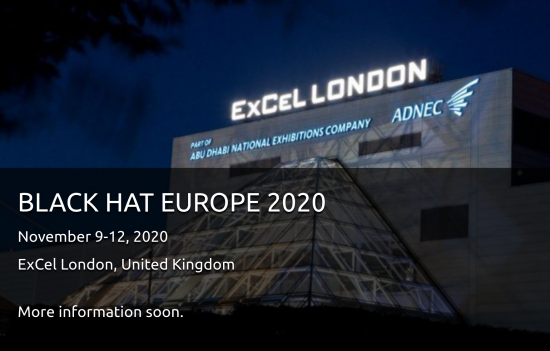 Black Hat Europe 2020 Black Hat Europe 2020